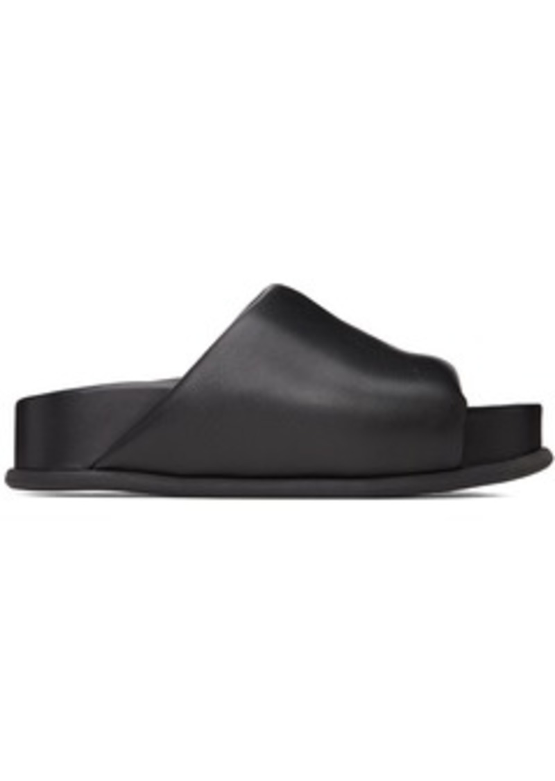 3.1 Phillip Lim Black Freida Pillow Sandals