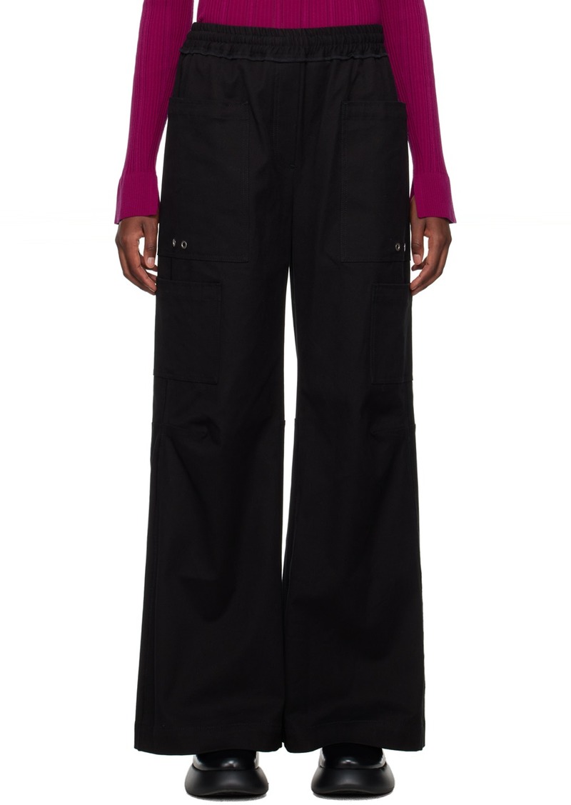 3.1 Phillip Lim Black Panama Trousers