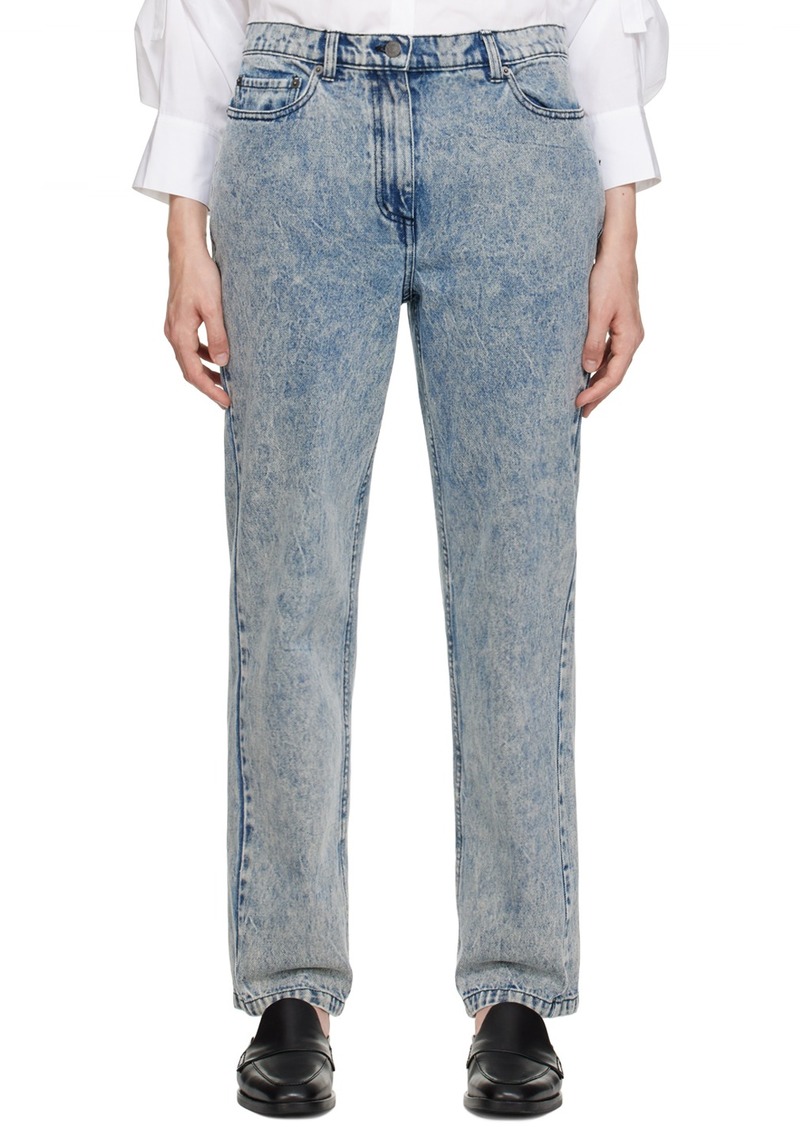 3.1 Phillip Lim Blue Overdyed Jeans