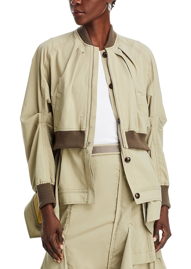 3.1 Phillip Lim Double Layer Bomber Jacket