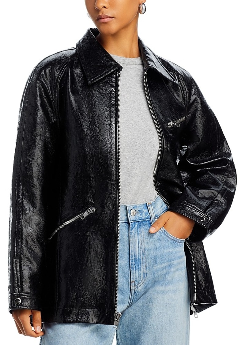 3.1 Phillip Lim Faux Leather Ranch Jacket