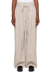 3.1 Phillip Lim Gray Relaxed Trousers