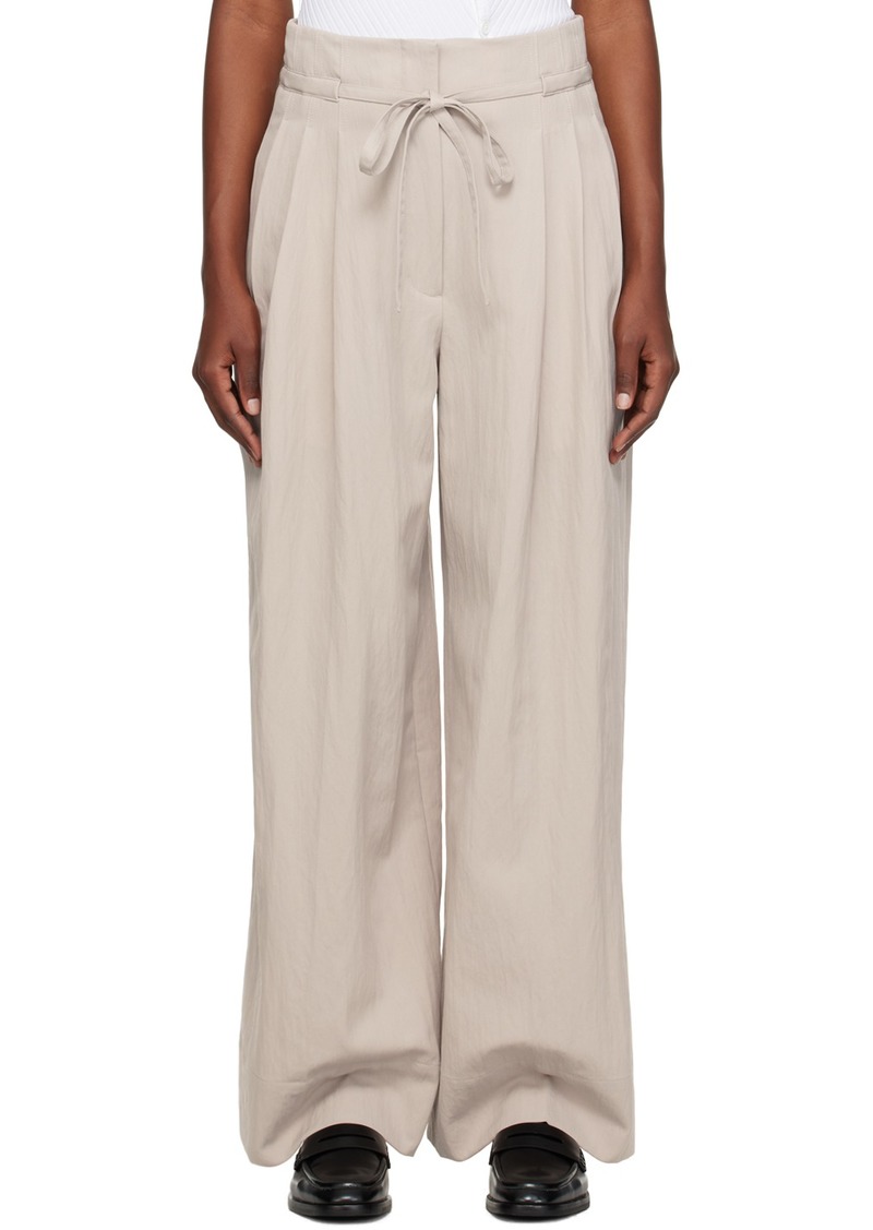 3.1 Phillip Lim Gray Relaxed Trousers