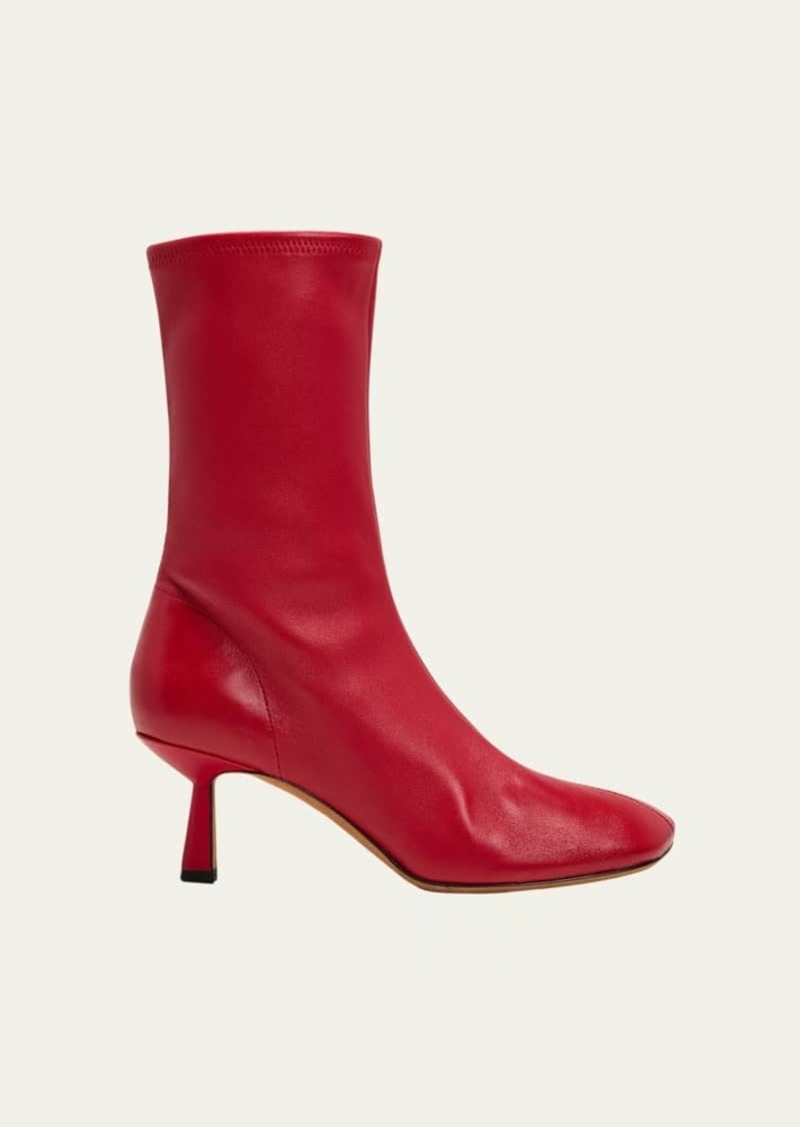 3.1 Phillip Lim ID Glove Leather Ankle Boots