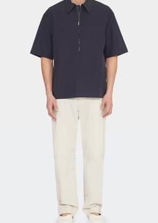 3.1 Phillip Lim Men's Half-Zip Popover Shirt