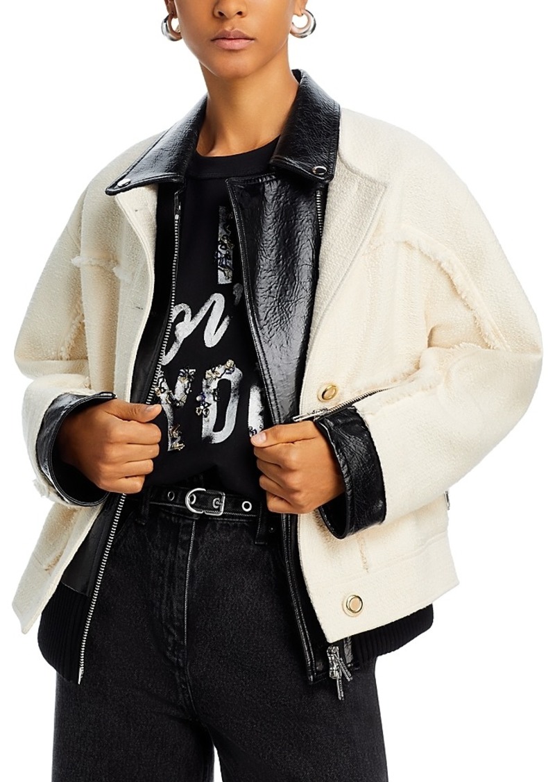 3.1 Phillip Lim Mixed Media Moto Jacket