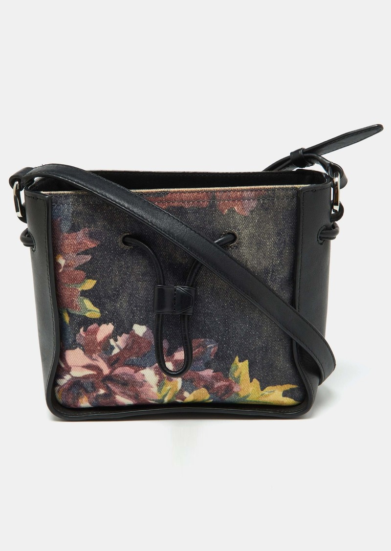 3.1 Phillip Lim Multicolor Floral Print Canvas And Leather Crossbody Bag