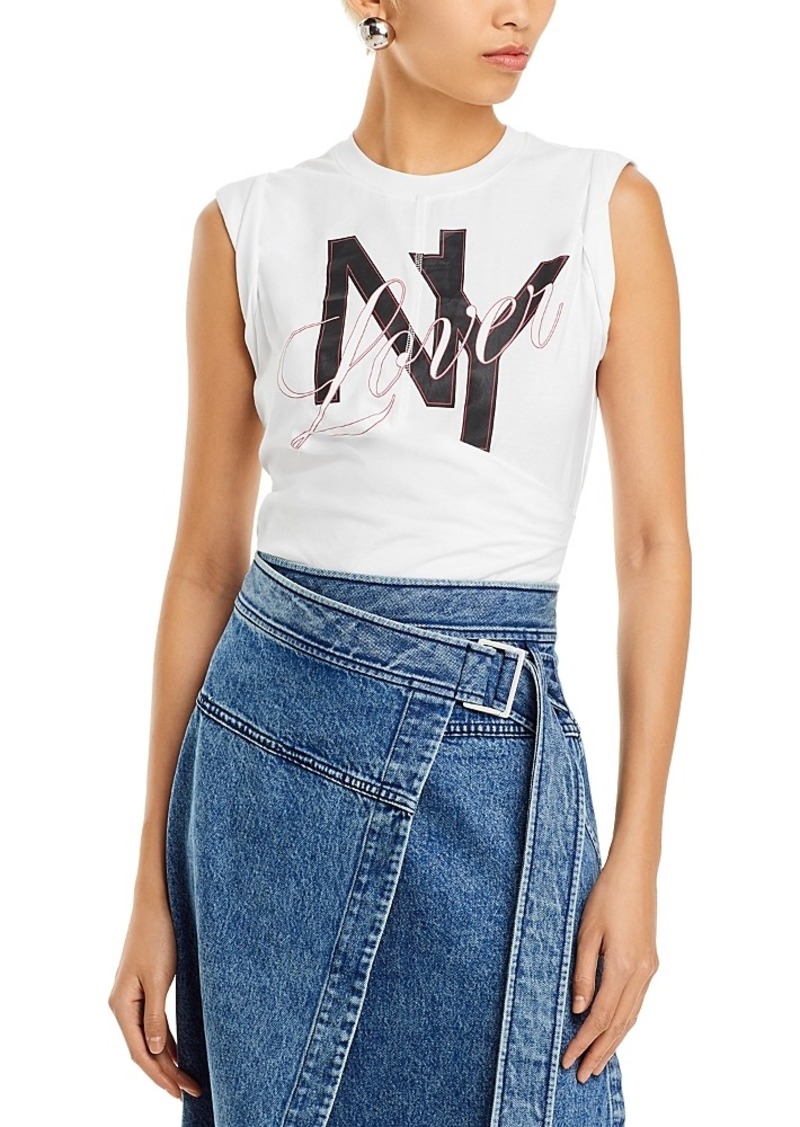 3.1 Phillip Lim Ny Lover Rolled Sleeve Top