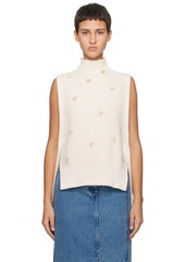 3.1 Phillip Lim Off-White Sleeveless Turtleneck