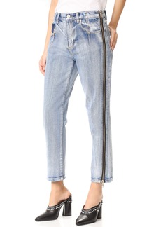 3.1 Phillip Lim Straight Jeans with Zipper