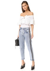 3.1 Phillip Lim Straight Jeans with Zipper