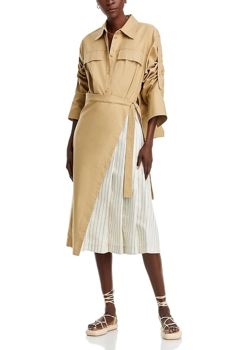 3.1 Phillip Lim Striped Panel Shirtdress