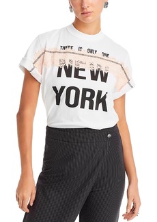 3.1 Phillip Lim There Is Only One Ny Lace Trim Tee