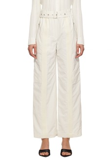 3.1 Phillip Lim White Belted Trousers