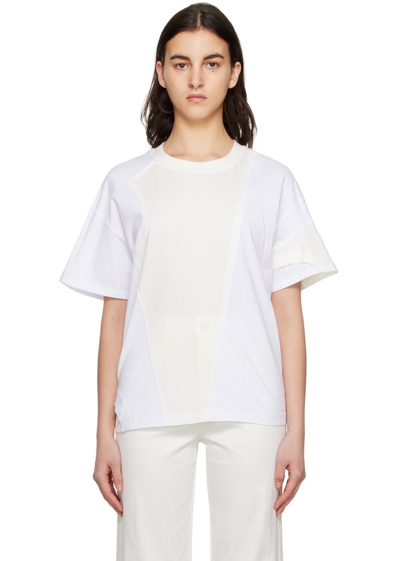 3.1 Phillip Lim White Deconstructed T-Shirt