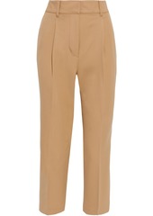 3.1 Phillip Lim Woman Cropped Wool-gabardine Tapered Pants Camel