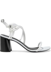 3.1 Phillip Lim Woman Drum Knotted Satin Sandals Ivory