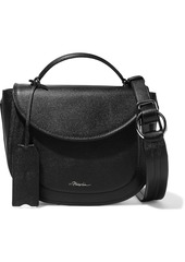 3.1 Phillip Lim Woman Hudson Textured-leather Shoulder Bag Black