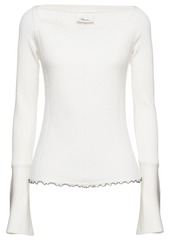 3.1 Phillip Lim - Ribbed merino wool-blend sweater - White - S