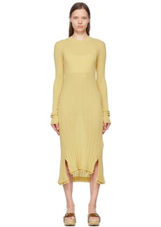 3.1 Phillip Lim Yellow Cotton Midi Dress