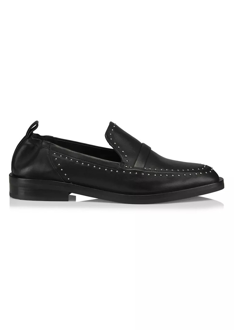 3.1 Phillip Lim Alexa Soft Studded Leather Penny Loafers