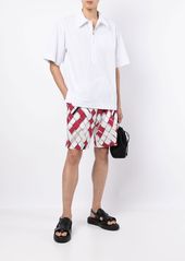 3.1 Phillip Lim woven-print deck shorts