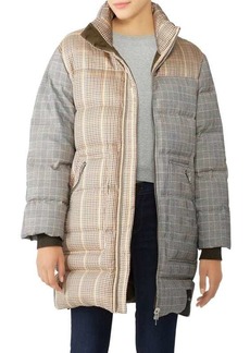 3.1 Phillip Lim Checked Wool Blend Down Coat