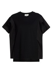3.1 Phillip Lim Combo Ruffle Sleeve T-shirt