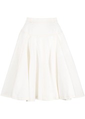 3.1 Phillip Lim contrast-stitching flared skirt