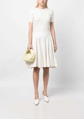 3.1 Phillip Lim contrast-stitching flared skirt