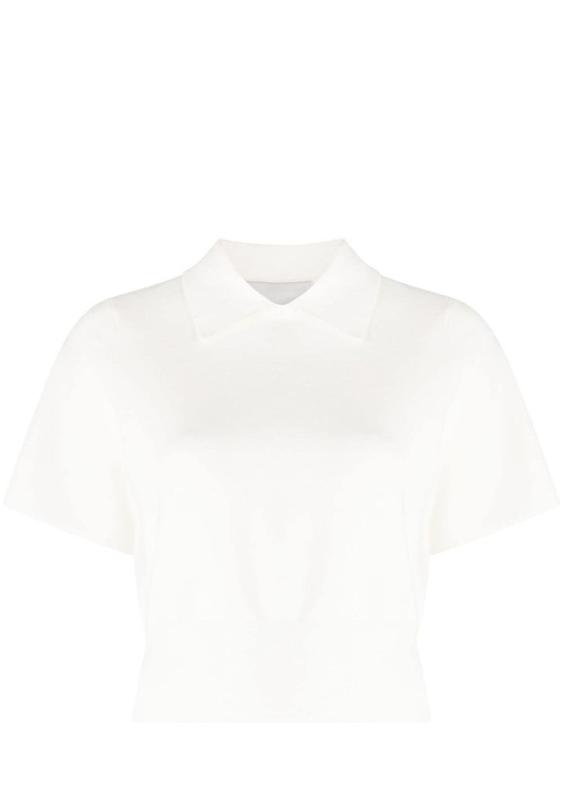 3.1 Phillip Lim crepe-texture polo top