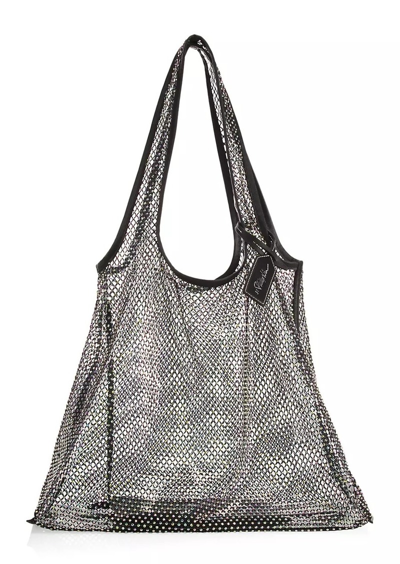 3.1 Phillip Lim Crystal-Embellished Mesh Market Tote