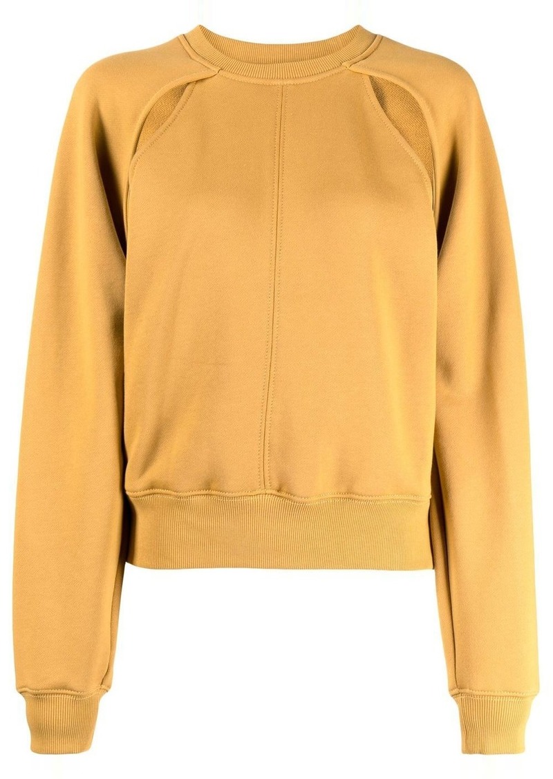 3.1 Phillip Lim cut-out French Terry sweatshirt
