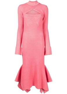3.1 Phillip Lim cut-out ribbed knit dress