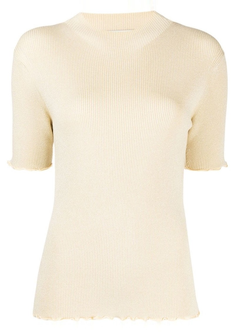 3.1 Phillip Lim cut-out ribbed knit top