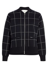 3.1 Phillip Lim Double-Faced Check Bomber