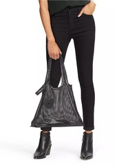 3.1 Phillip Lim Embroidered Mesh Market Tote Bag