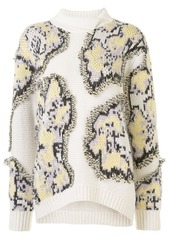 3.1 Phillip Lim fil coupe abstract daisy jumper