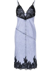 3.1 Phillip Lim floral-lace denim dress