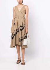 3.1 Phillip Lim graphic-print wrap dress