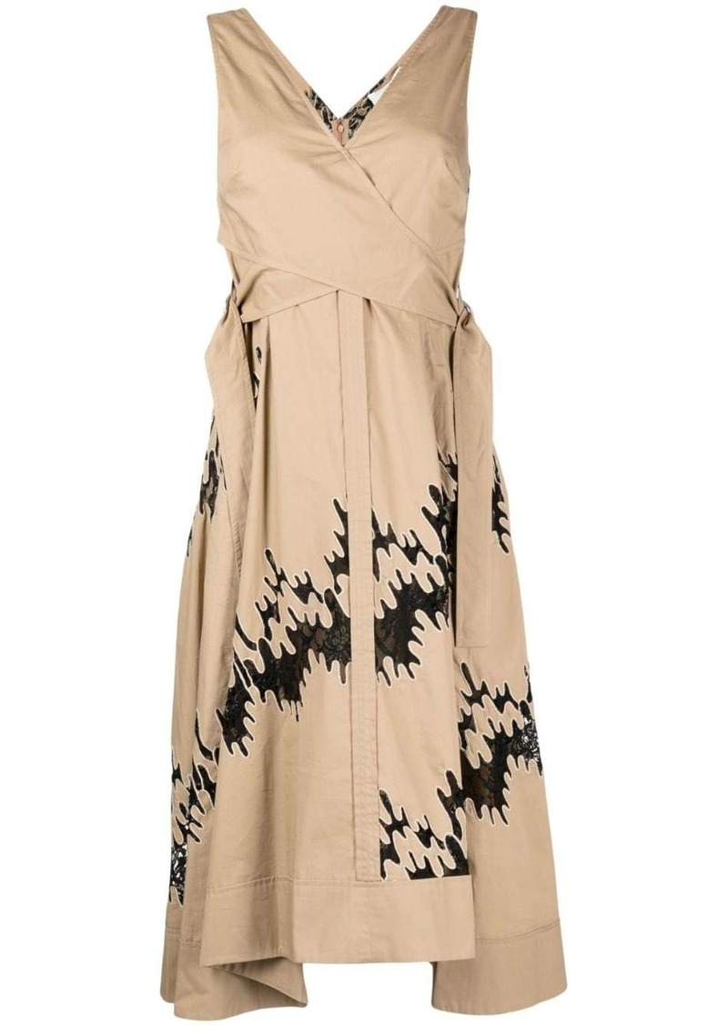 3.1 Phillip Lim graphic-print wrap dress