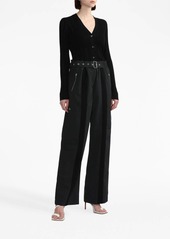 3.1 Phillip Lim high-waisted wide-leg belted trousers