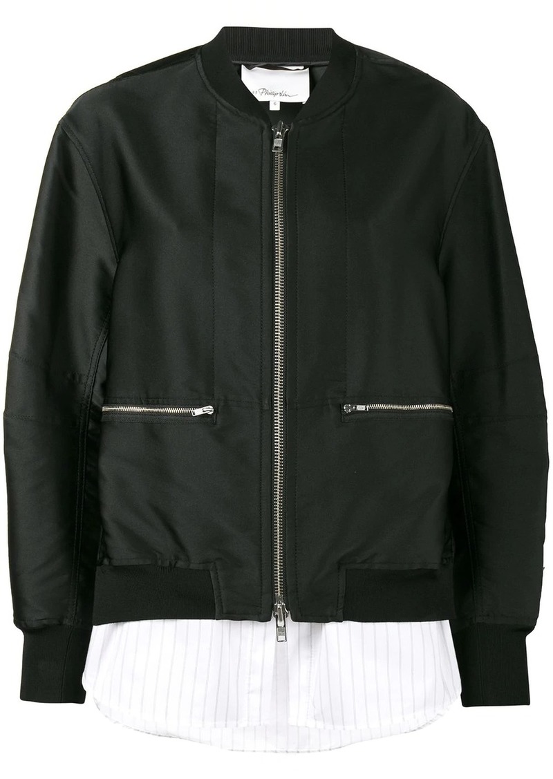 3.1 Phillip Lim layered bomber jacket