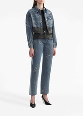 3.1 Phillip Lim Liberty embellished cropped denim jacket