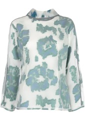 3.1 Phillip Lim Abstract Daisy-print top