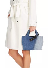 3.1 Phillip Lim Market Colorblocked Denim Tote Bag