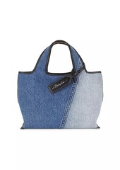 3.1 Phillip Lim Market Colorblocked Denim Tote Bag