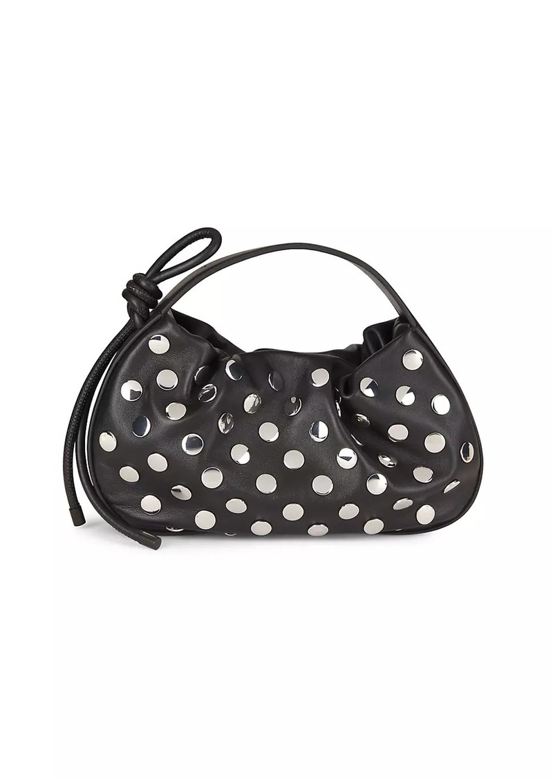 3.1 Phillip Lim Mini Origami Studded Leather Top Handle Bag