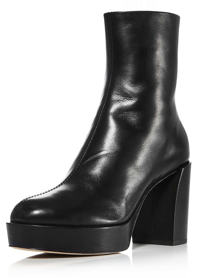 3.1 Phillip Lim Naomi Womens Faux Leather Short Mid-Calf Boots