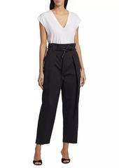 3.1 Phillip Lim Orgami Belted Straight-Leg Trousers